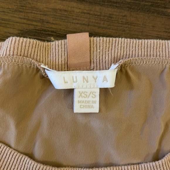 Lunya Washable Silk Tee Short Set SZ XS - Picture 3 of 6